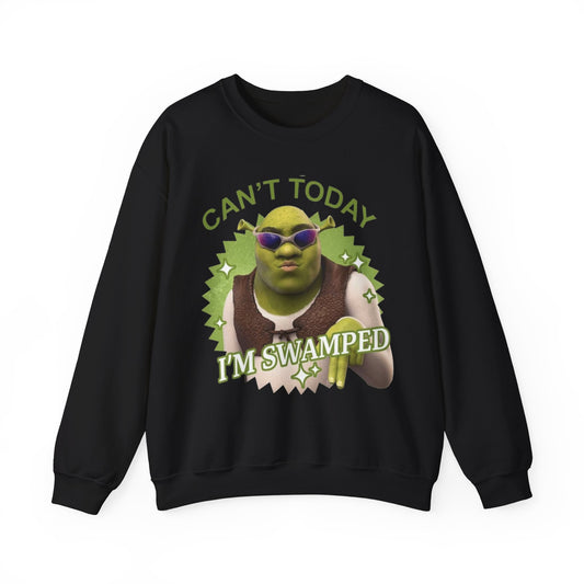 Can't Today I'm Swamped Version 1 Unisex Crewneck Sweatshirt