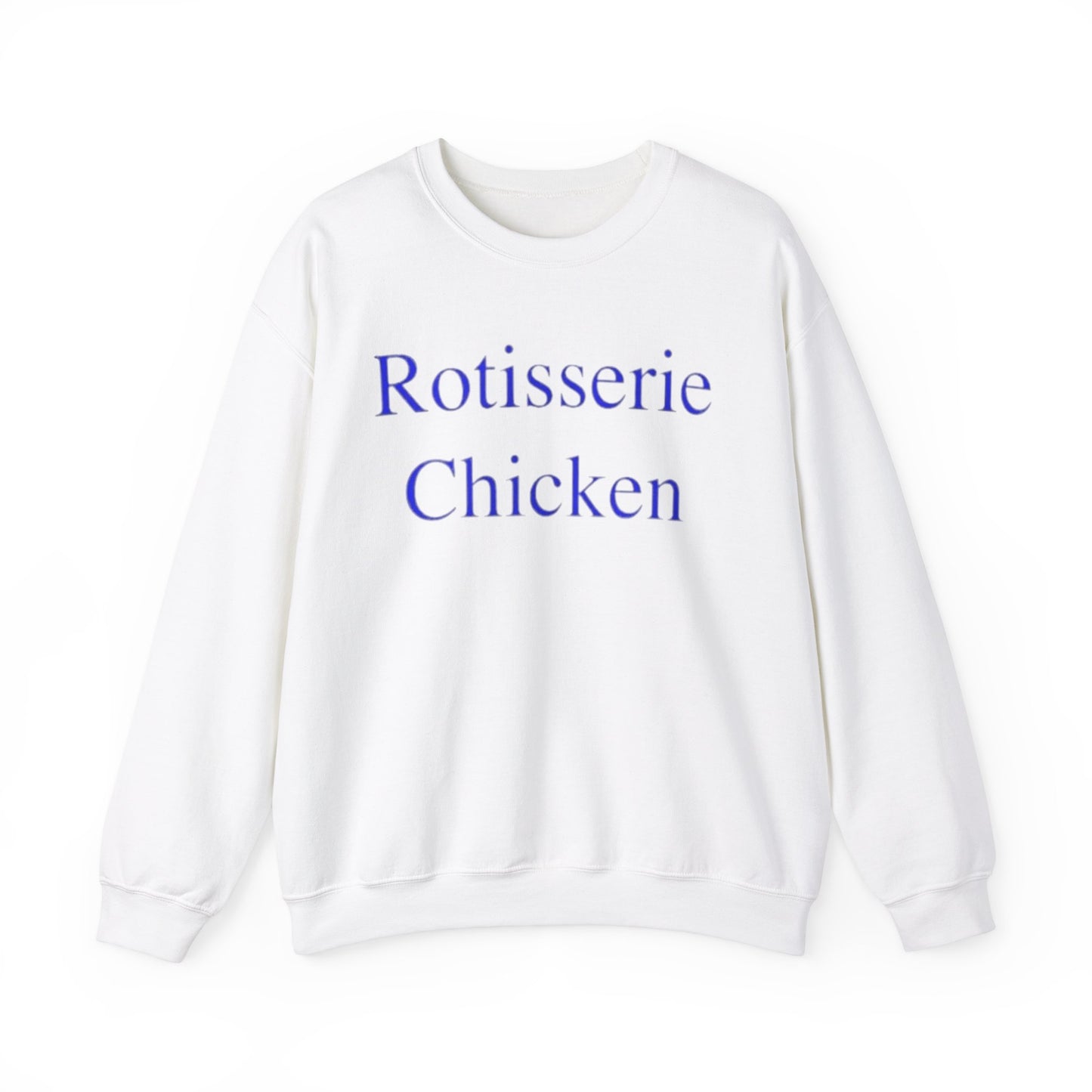 Rotisserie Chicken Adult Unisex Crewneck,  Gift Shirt, Parody crewneck