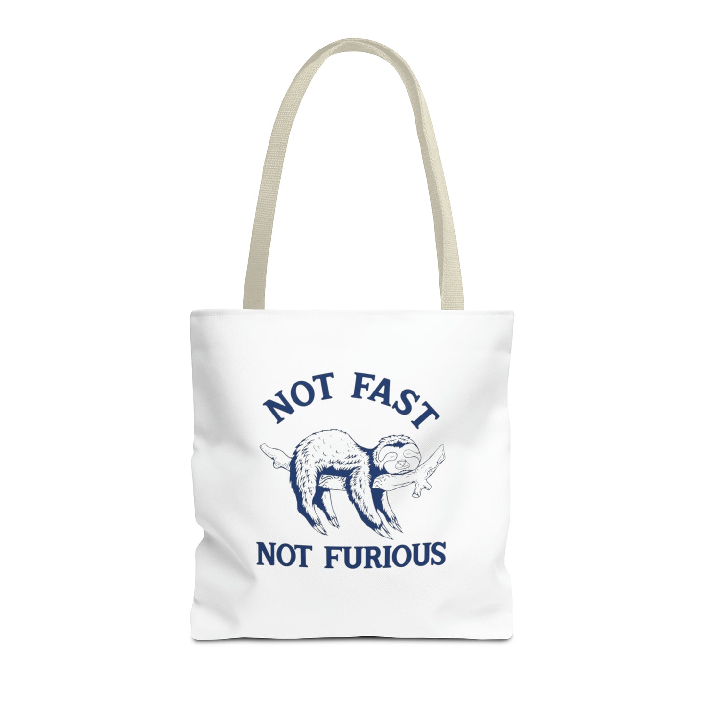 Not Fast Not Furious Meme Tote Bag