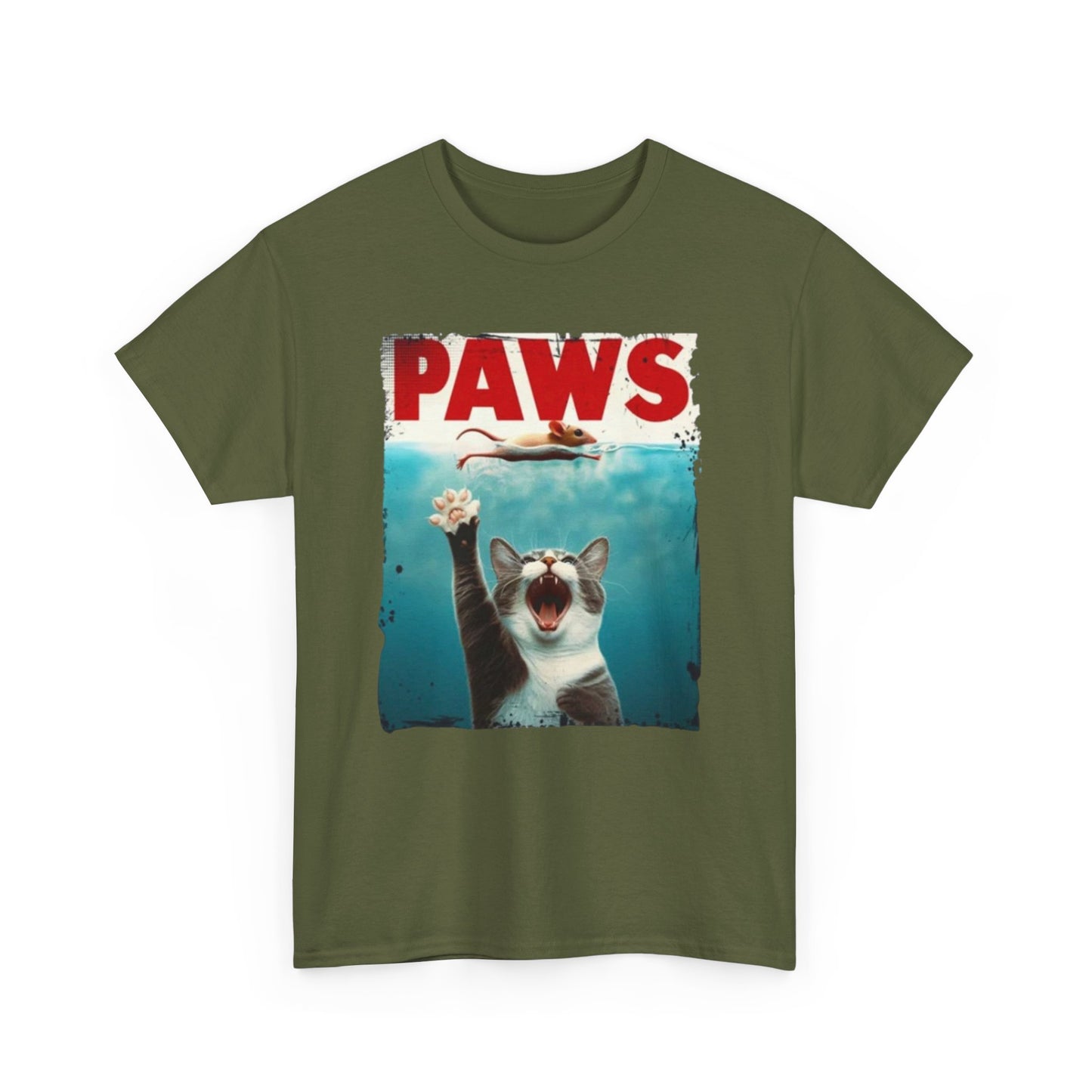 Paws funny cat Unisex Shirt