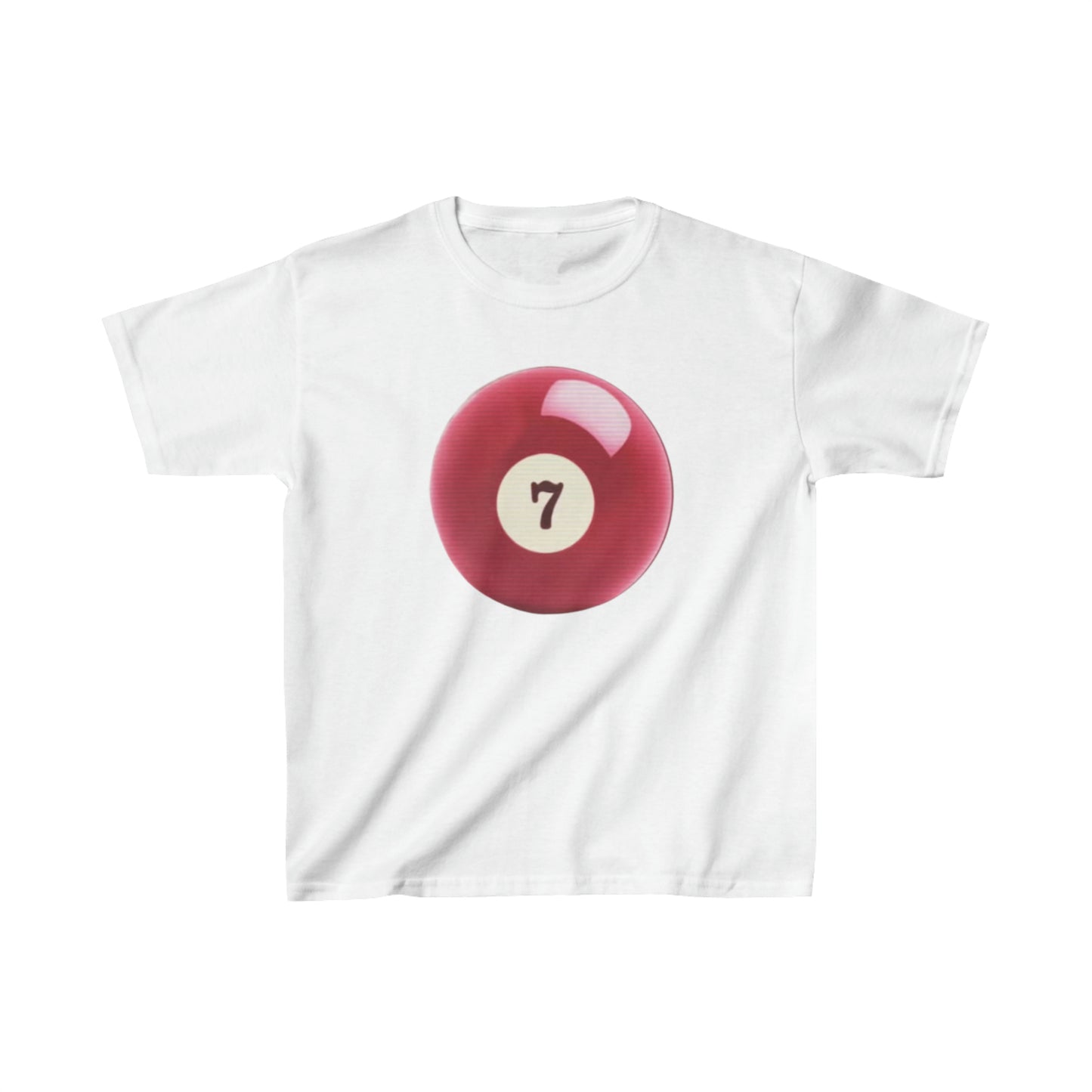 Lucky 7 Ball Graphic Baby Tee