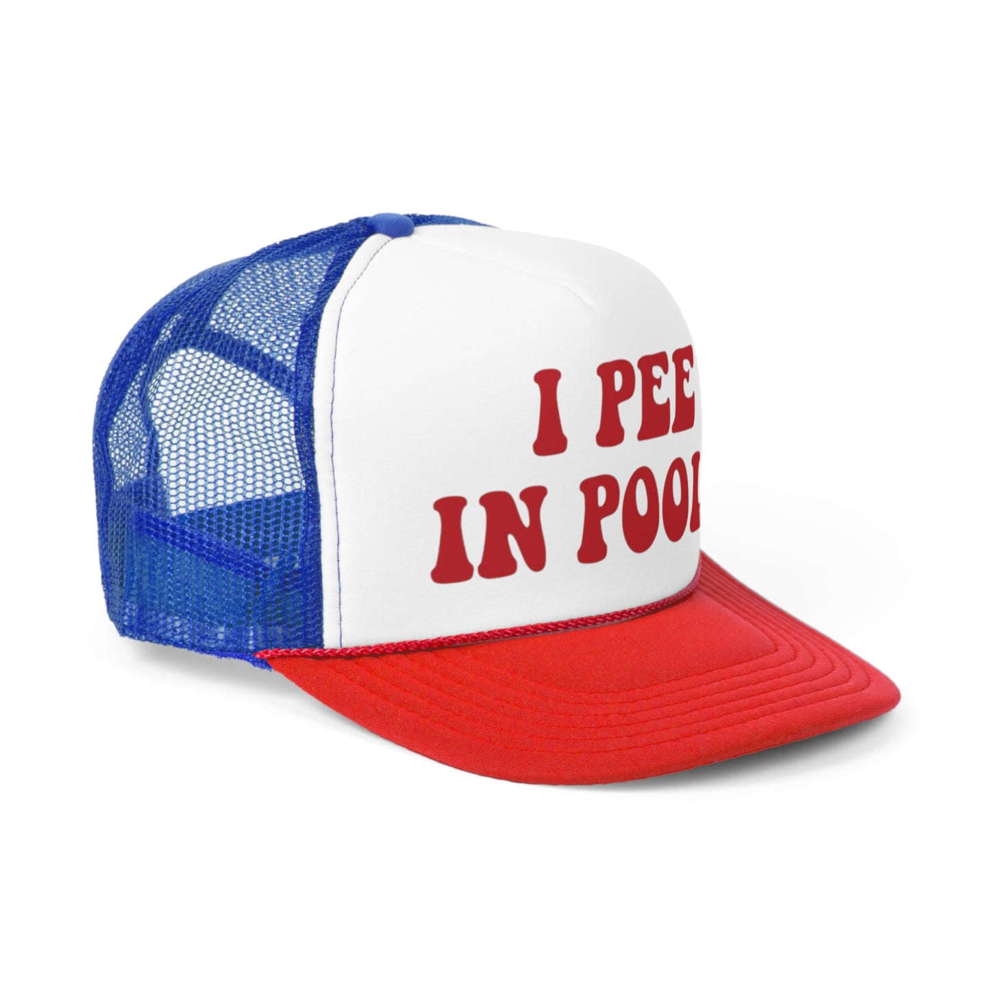 I Pee In Pools Trucker Caps