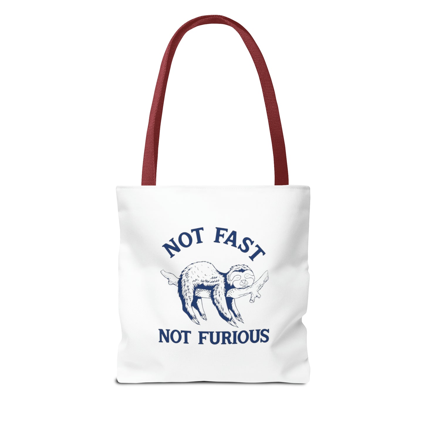 Not Fast Not Furious Meme Tote Bag