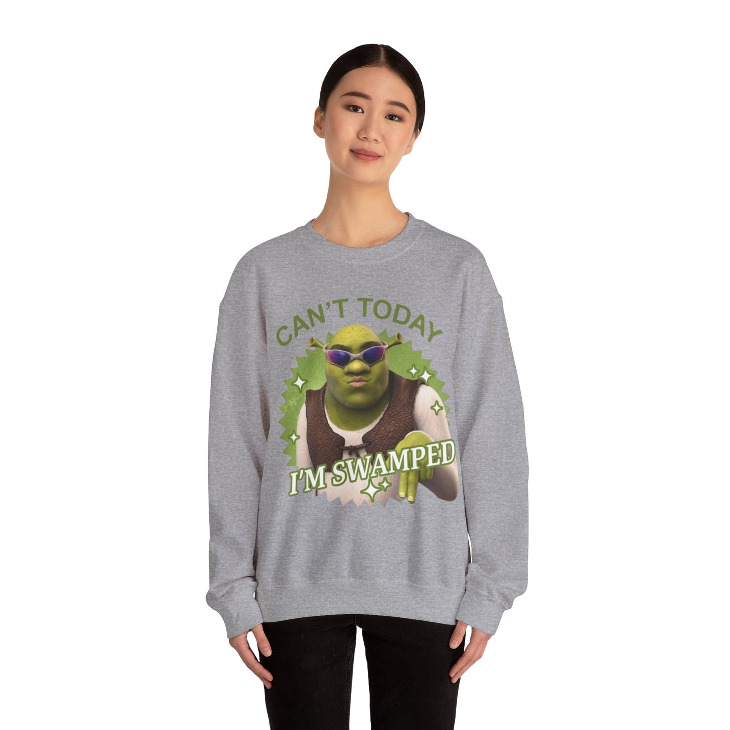 Can't Today I'm Swamped Version 1 Unisex Crewneck Sweatshirt