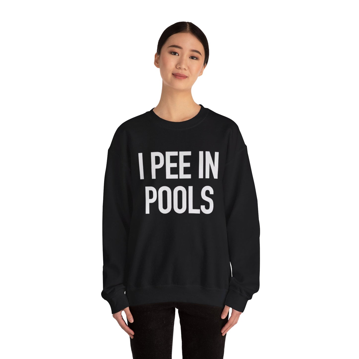 I Pee In Pools Unisex Crewneck Sweatshirt