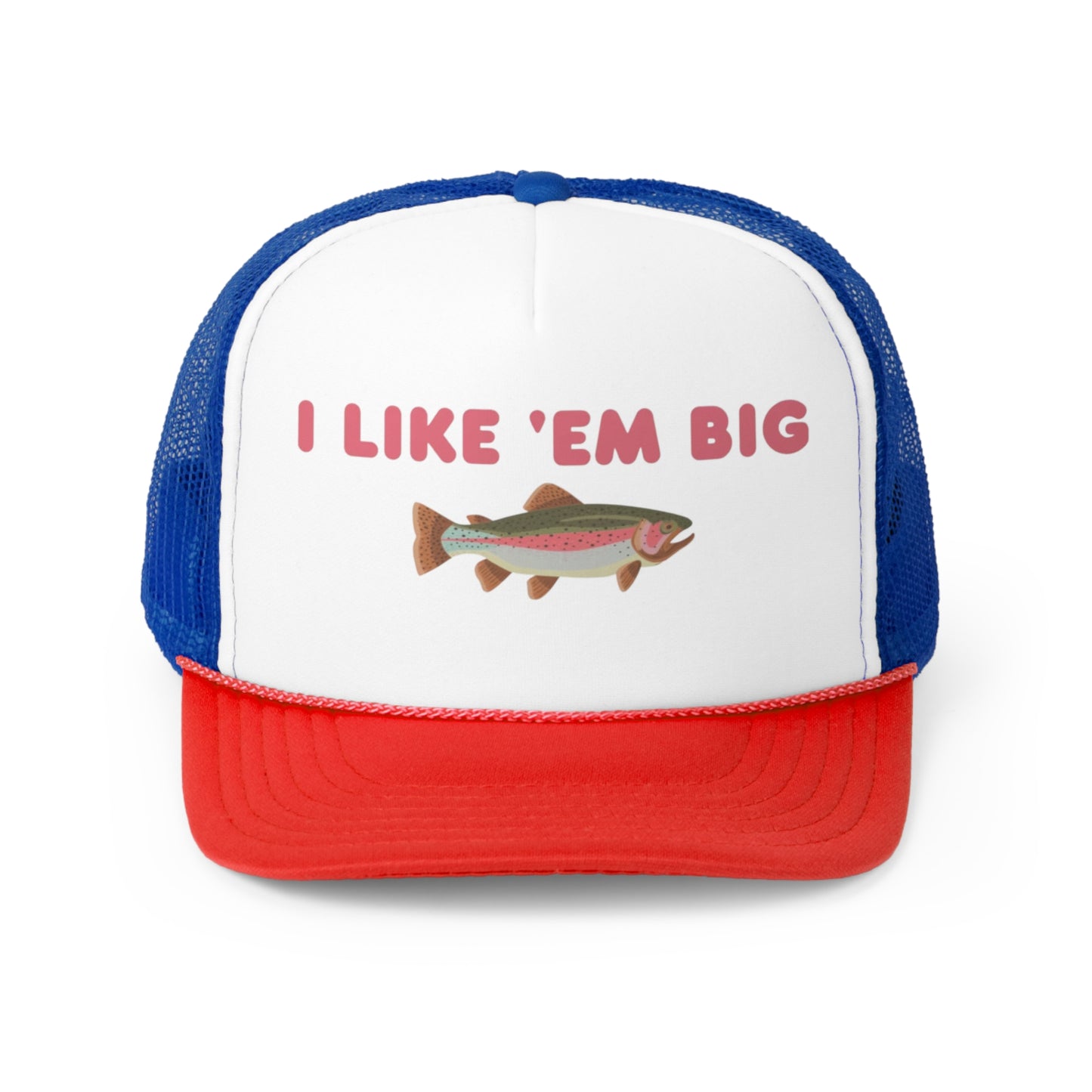 I Like 'Em Big Meme Trucker Hat, Funny Hats, Gift Hat, Parody Trucker Hat, Trendy Hats, Meme Hat