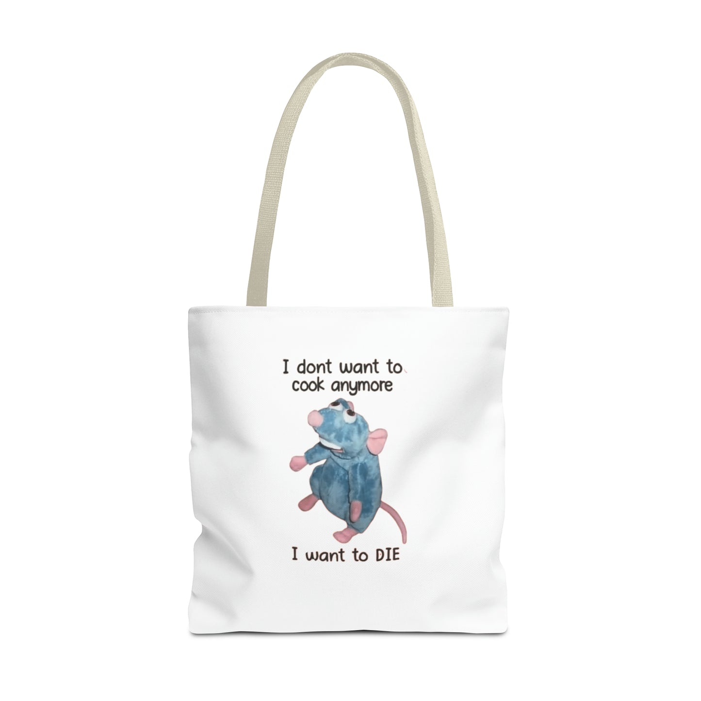 I Don't Want To Cook Anymore I Want To Die Meme Tote Bag