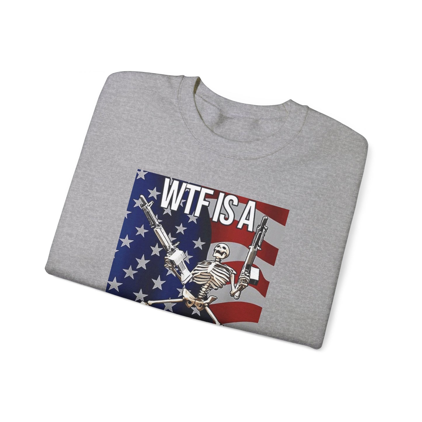 WTF Is A Kilometer Unisex Crewneck Sweatshirt