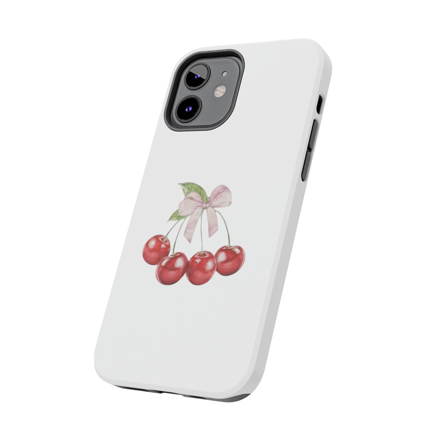 Cherries With Ribbon Aesthetic Tough Phone Cases