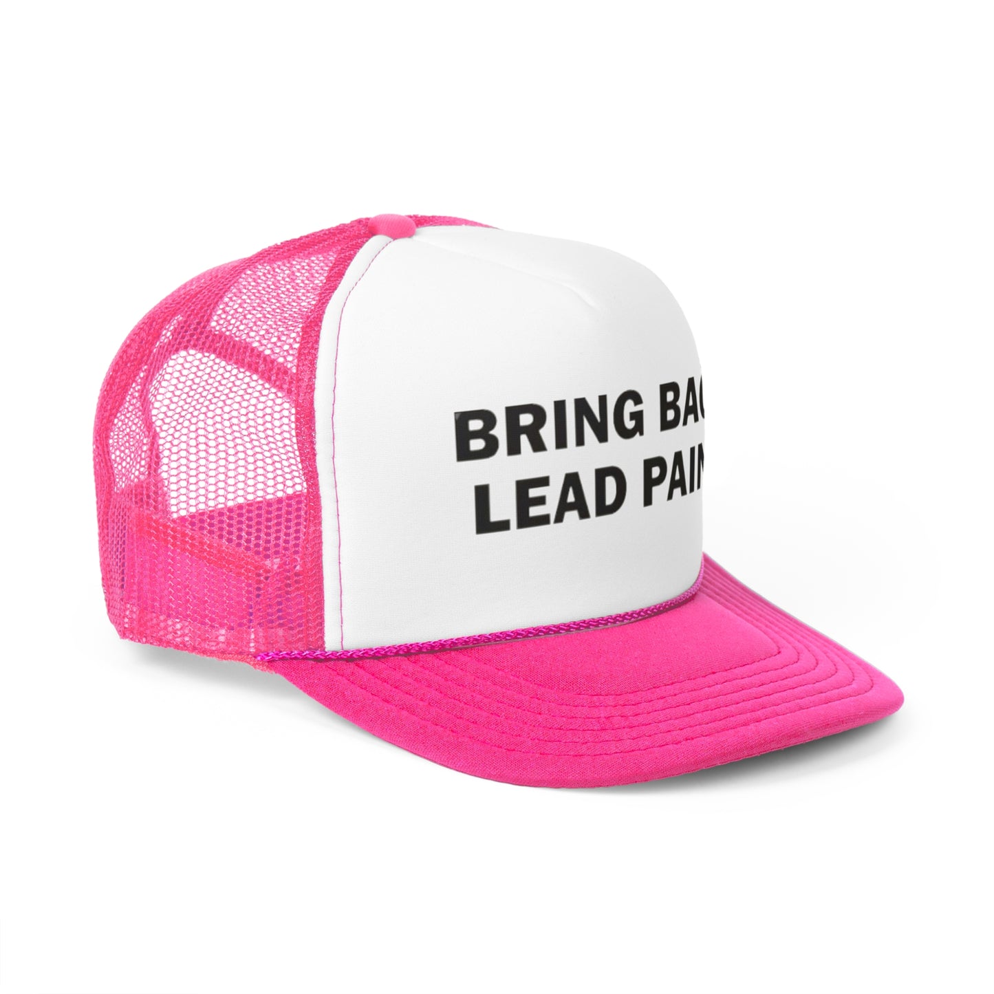 Bring Back Lead Pain Trucker Hat, Funny Hats, Gift Hat, Parody Trucker Hat, Trendy Hats, Meme Hat