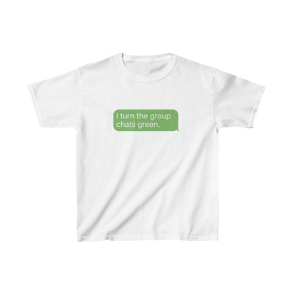 I Turn The Groupchats Green Ultra Cotton Baby Tee