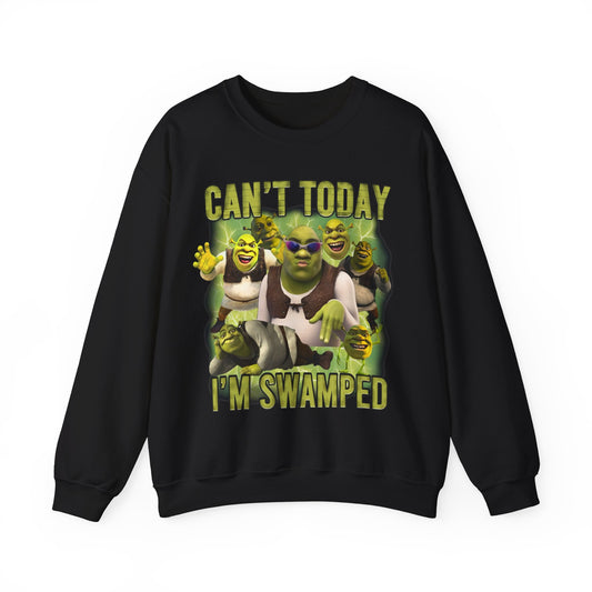 Can't Today I'm Swamped Version 2 Unisex Crewneck Sweatshirt