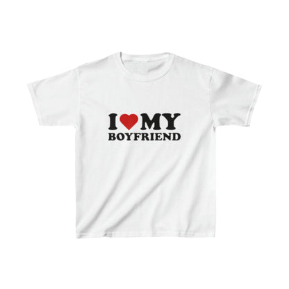 I Love My Boyfriend Baby Tee