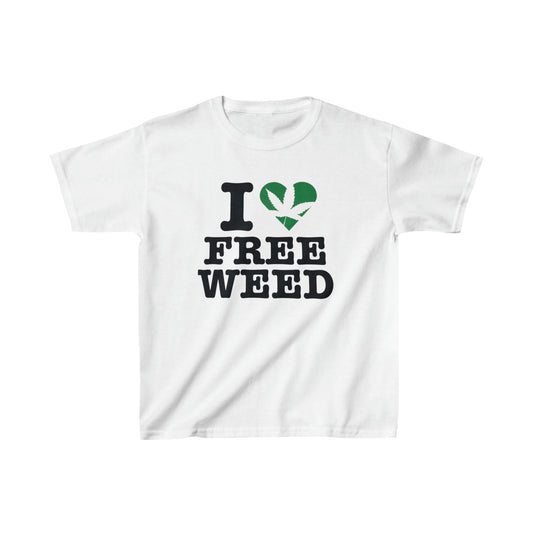 I Love Free Weed Baby Tee