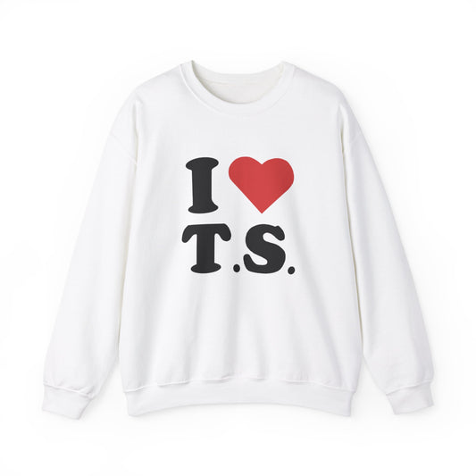 I Love T.S. Unisex Crewneck Sweatshirt