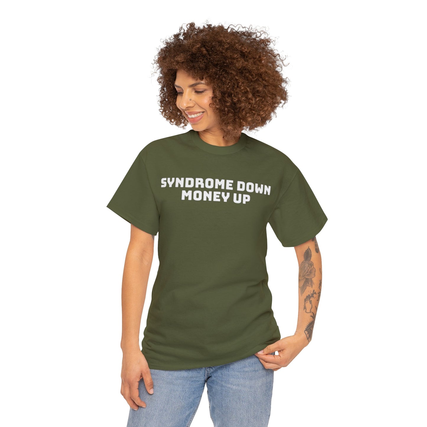 Syndrome Down Money Up Adult Unisex Shirt