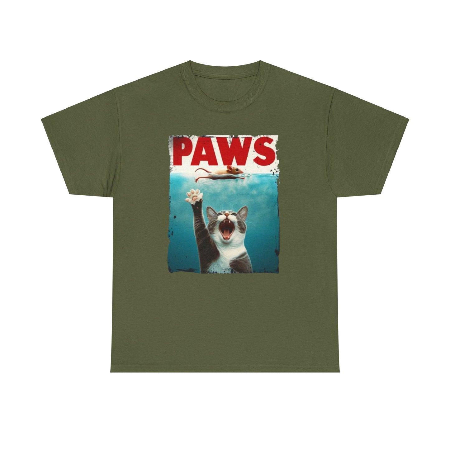 Paws funny cat Unisex Shirt