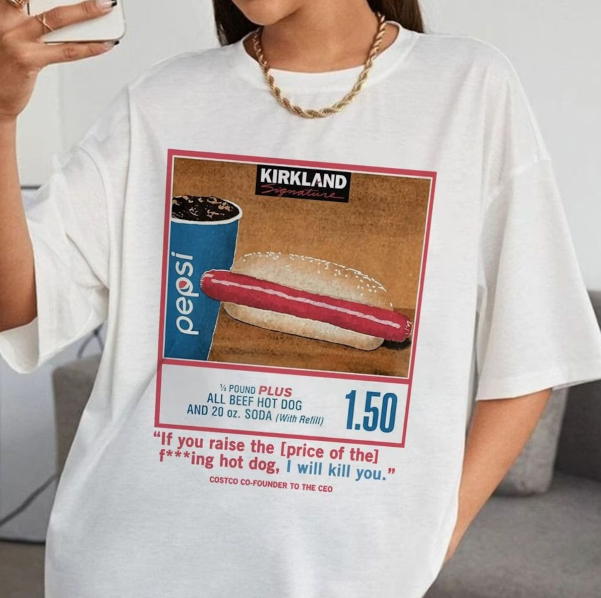 Costco Hot Dog Shirt