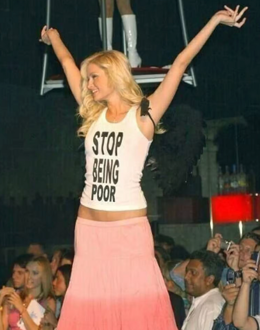 Stop Being Poor Tank Top