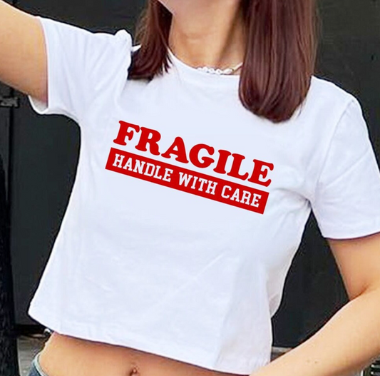 Fragile Handle With Care baby tee